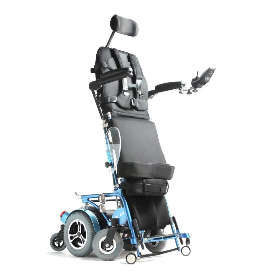 Karman XO-505 Fully Powered Standing Wheelchair with Power Recline & Power Legrest - Senior.com Power Chairs